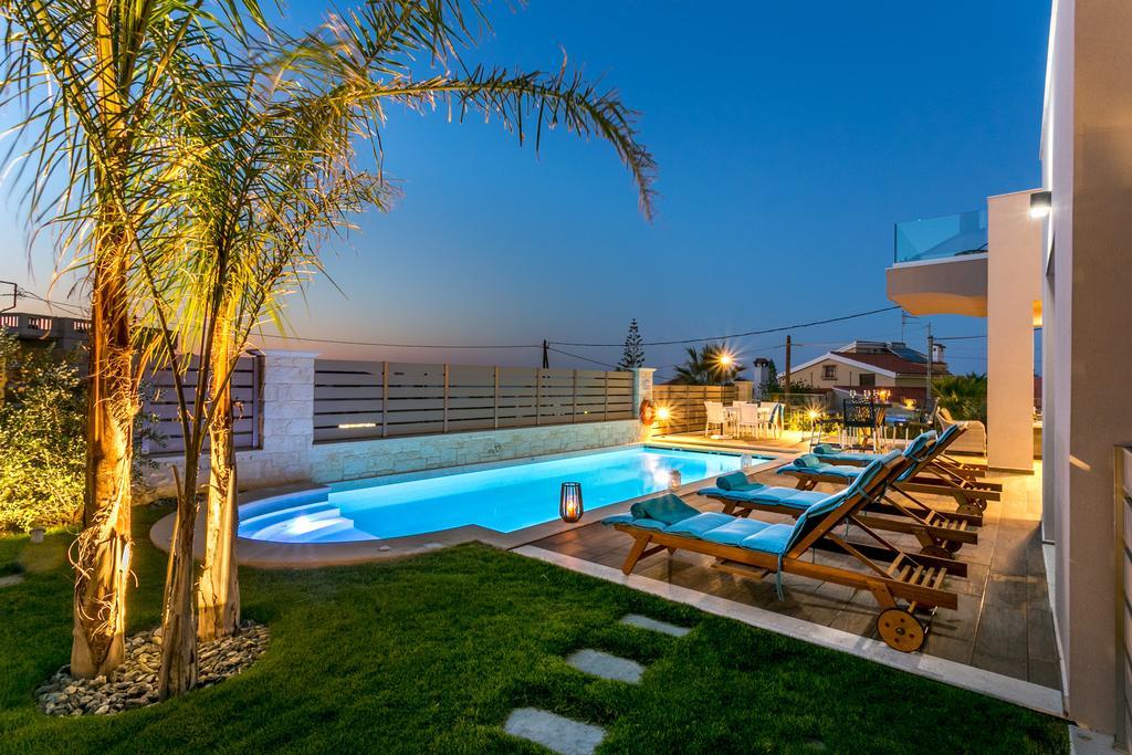 Superior Villa Marina Mare Sauna Hammam Nea Kydonia  Экстерьер фото