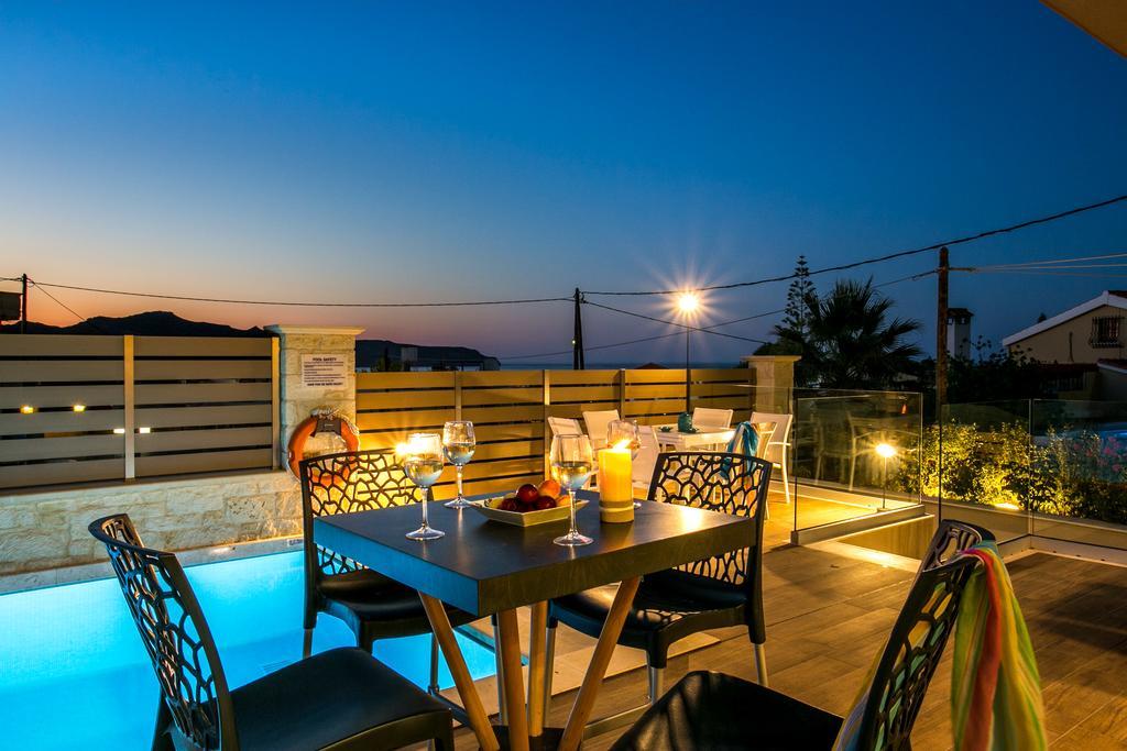 Superior Villa Marina Mare Sauna Hammam Nea Kydonia  Экстерьер фото