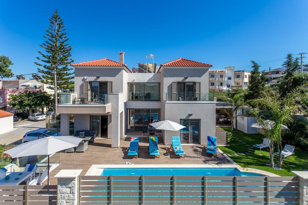 Superior Villa Marina Mare Sauna Hammam Nea Kydonia  Экстерьер фото